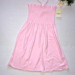 Girl’s exist Tube Top Terry Dress